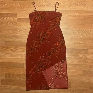 Vintage burgundy dress